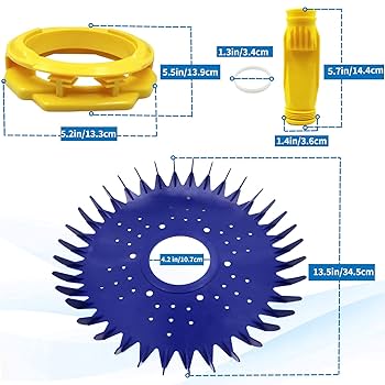 Amazon.com: Pool Cleaner Parts for barracud G3 (Set of 6